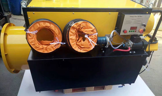 เครื่องทําความร้อนน้ํามันเสียแบบพกพา 2 ท่อ เครื่องทําความร้อนบ้านไก่