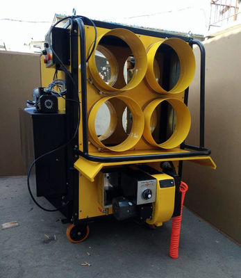400000 Btu / H เครื่องทําความร้อนอากาศแบบพกพา ระบบลมปัดคู่ ODM / OEM มี